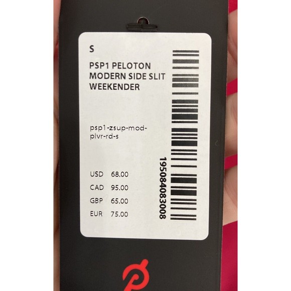 Peloton Modern Side Slit Weekender Sweatshirt Size Small Pink‎ - Picture 5 of 5